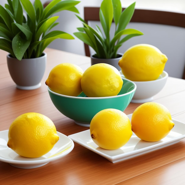 Fresh Yellow Lemons