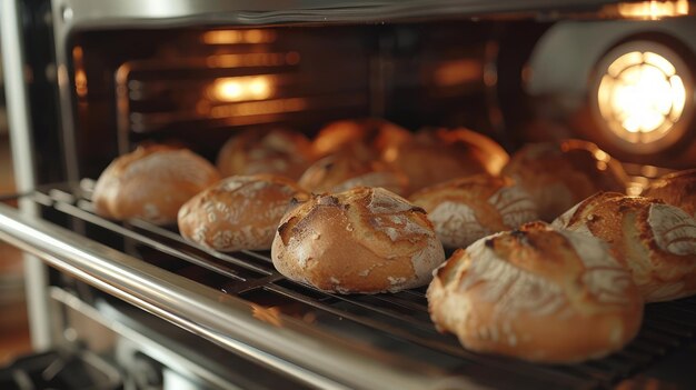 Foto pane artigianale appena cotto pane al forno prodotti di panetteria crusty golden brown cucina casalinga