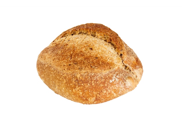 Freshly baked bread isolated