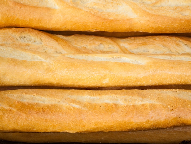 Freshly baked bread at the local farmer's market.