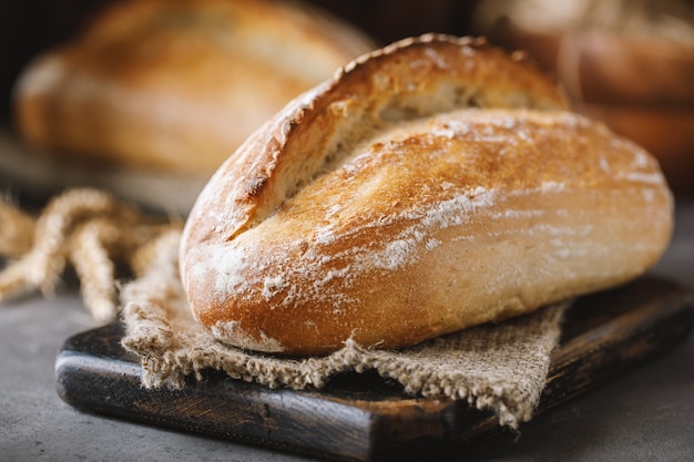 Freshly baked bread. Sourdough homemade bread