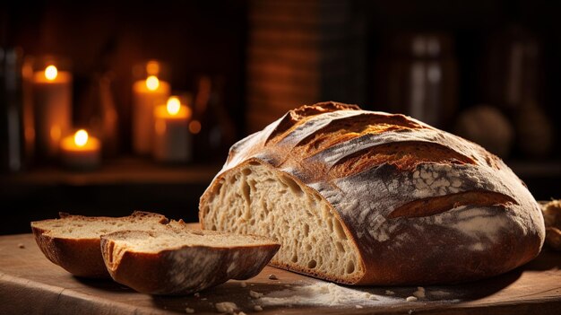 Photo freshly baked bread