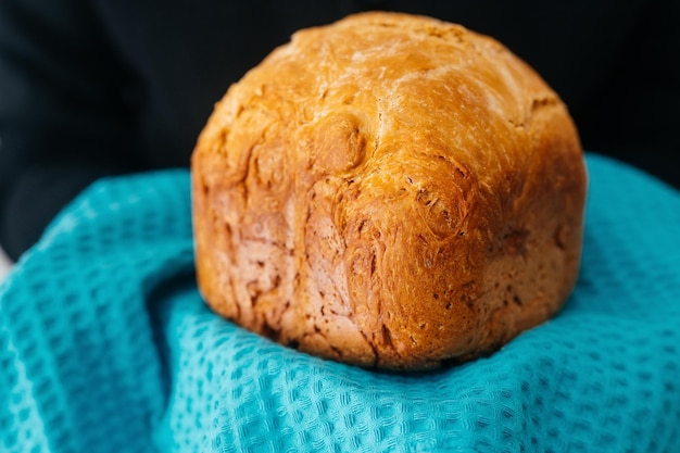 Freshly baked cornbread with a crispy crust