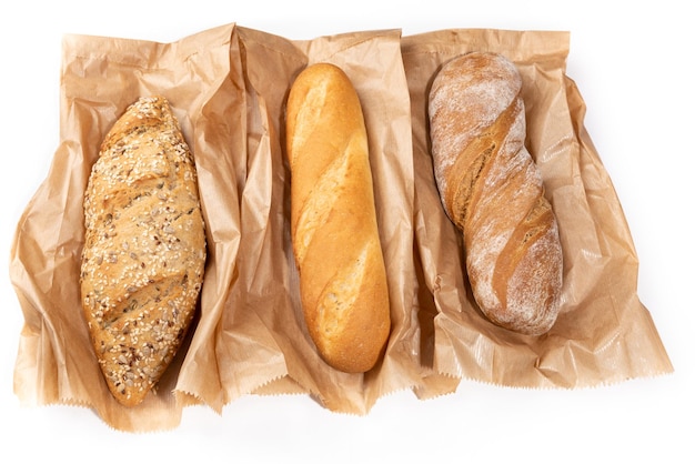 Freshly baked delicious bread ciabatta loaf with seeds