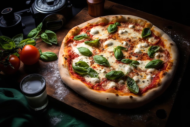 Freshly Baked Pizza Margherita