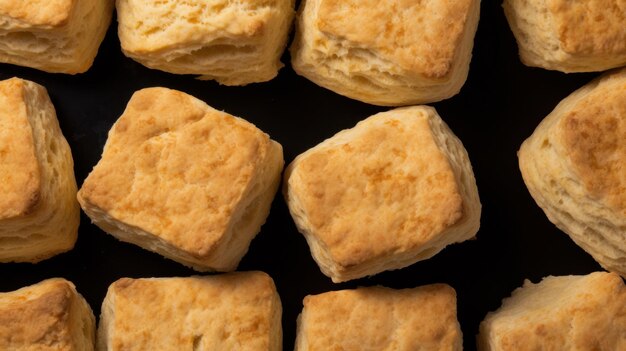 Freshly baked scone horizontal background