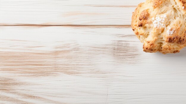 Freshly Baked Scone Pastry Photorealistic Horizontal Background Crusty Pastry Gourmet Bakery Ai Generated Backdrop with Copyspace Traditional Scone Pastry