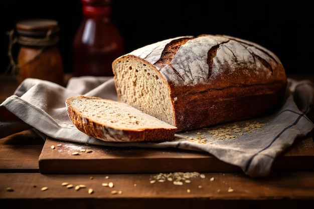 Freshly Baked Whole Grain Bread