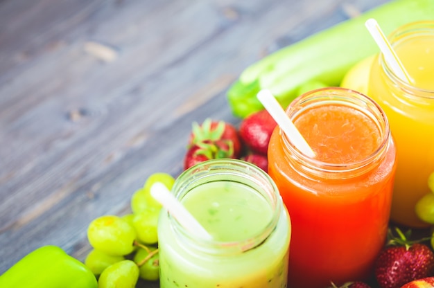 Freshly squeezed fruit juice