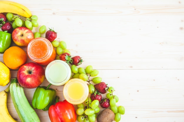 Freshly squeezed fruit juice