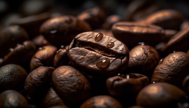 Freshness and aroma in a cup of coffee generated by artificial intelligence