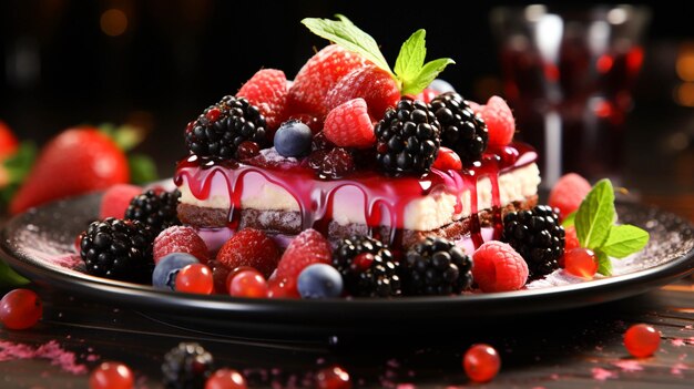 Freshness of fruit gourmet dessert homemade indulgence sweet pie