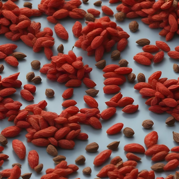 Freshness Red Goji Berries CloseUp