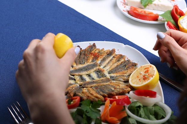 Fried Anchovies Turkish Name Hamsi Tava