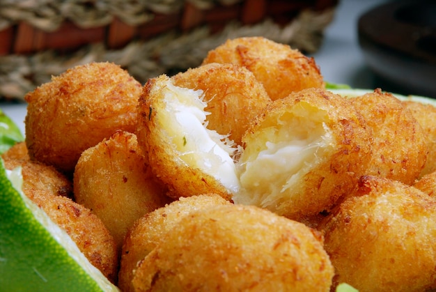 Fried ball of cod