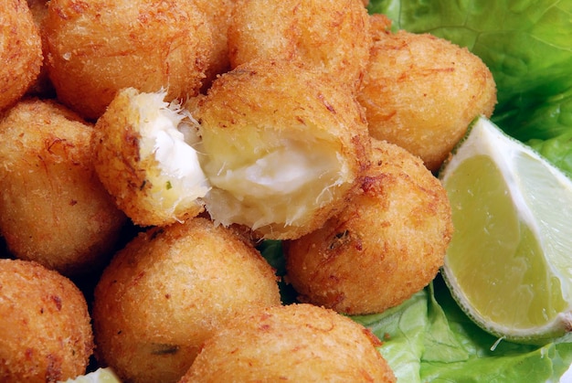 Fried ball of cod