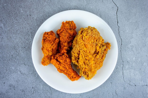 Photo fried chicken 3 pieces