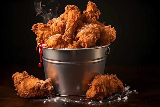 Fried Chicken in a Bucket