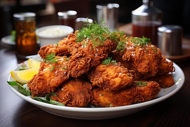 Fried chicken delicious food