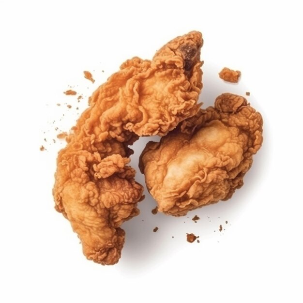 Fried chicken food AI generated