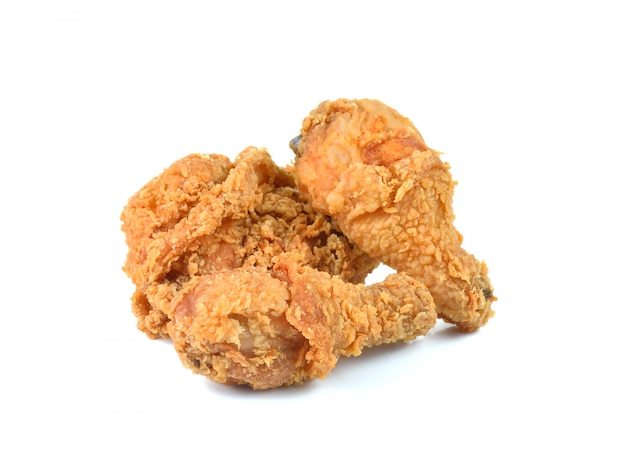 Photo fried chicken isolated