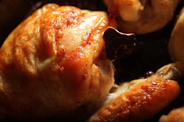 Fried chicken Macro shot