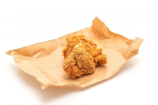 Photo fried chicken meal (junk food and unhealthy food)