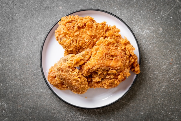 Photo fried chicken meal