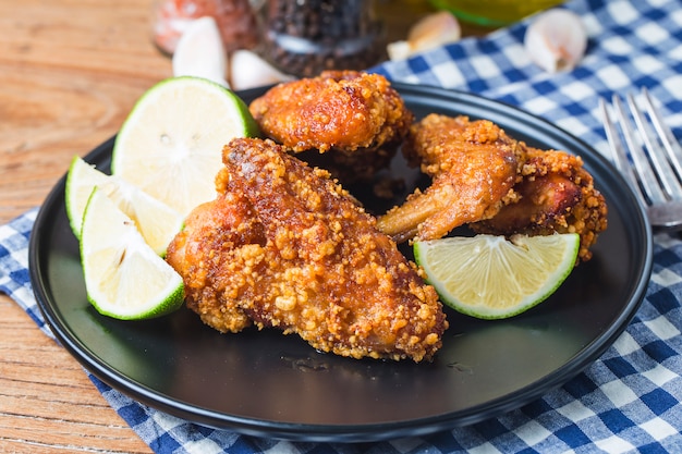 Photo fried chicken wings