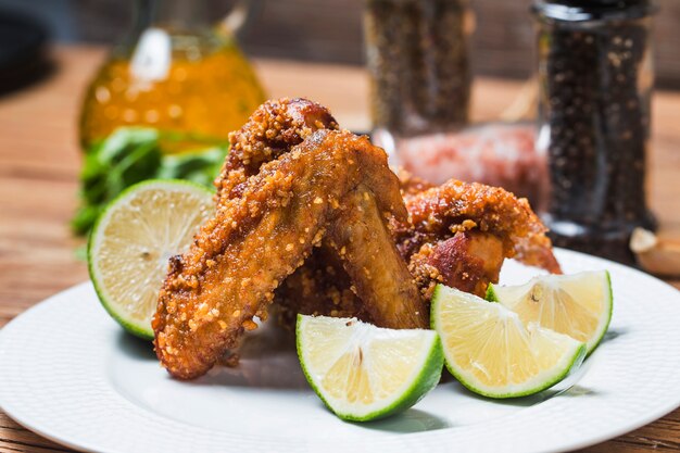 Photo fried chicken wings