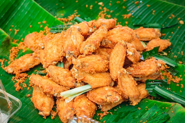 Fried chicken wings.