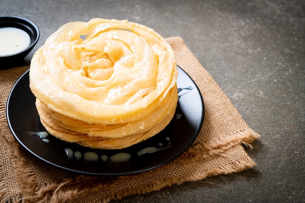 fried crispy roti dough