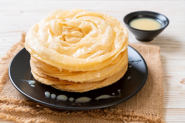 fried crispy roti dough