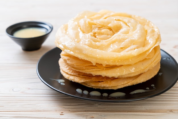 fried crispy roti dough