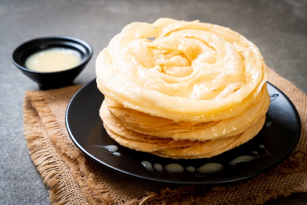 fried crispy roti dough