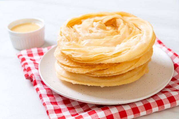 fried crispy roti dough