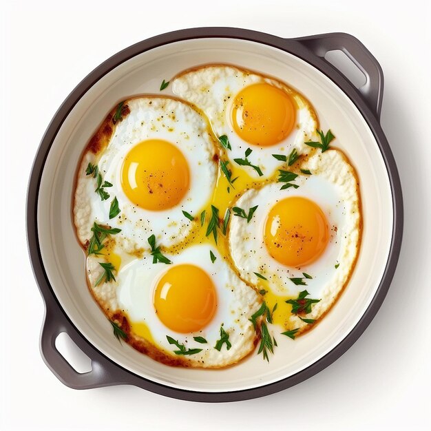 Fried egg isolated. Illustration AI Generative 23285896 PNG