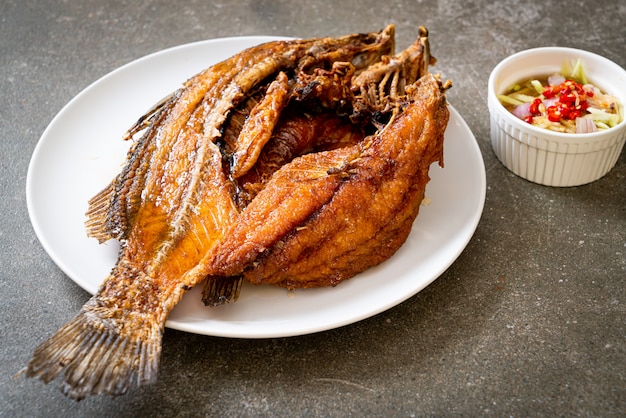 Fried Fish with Fish Sauce