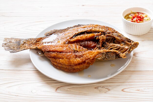 Fried Fish with Fish Sauce