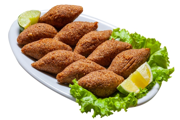 Fried kebab traditional Arab cuisine