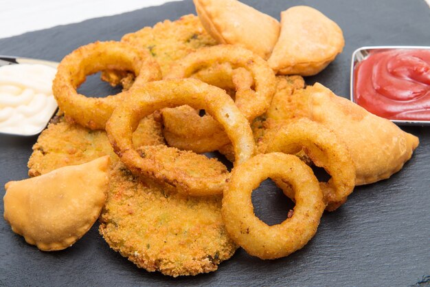 Fried mixed appetizers