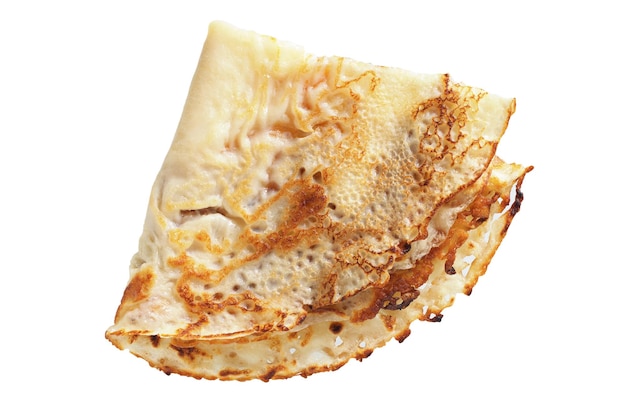 Fried pancake closeup