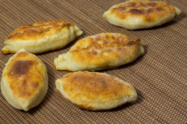 Fried pies on the table