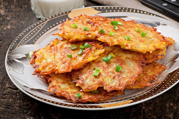 Fried potato pancakes