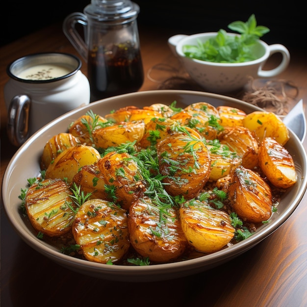 fried potatoes