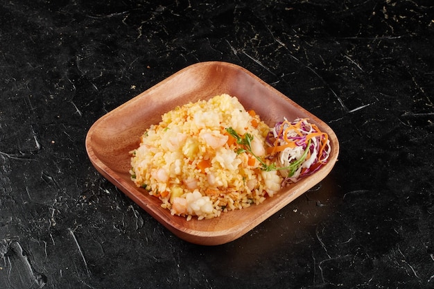Фото Жареный рис с морепродуктами