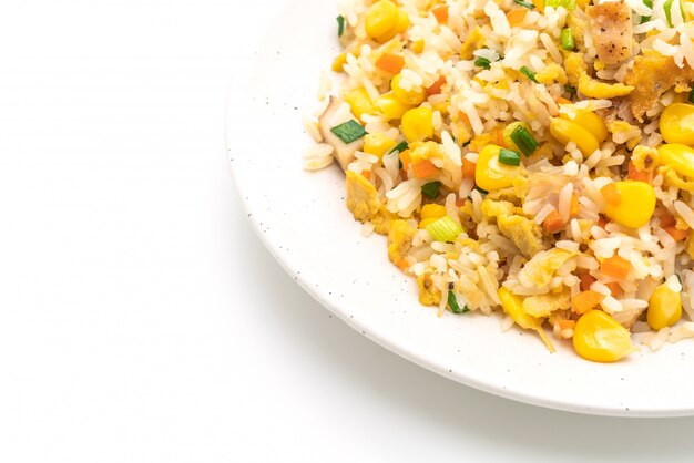 fried rice with chicken