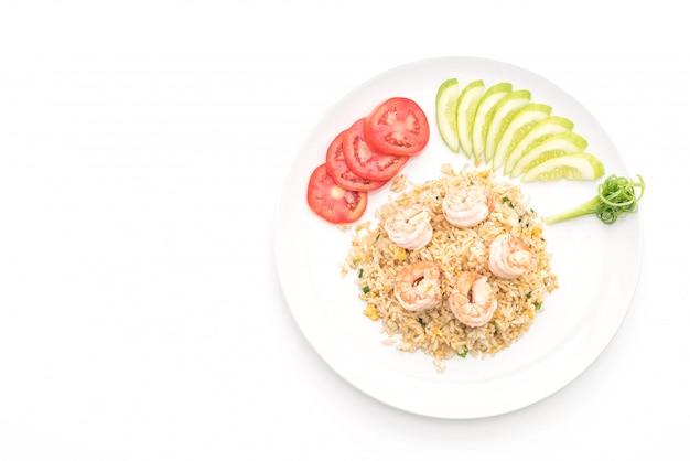 fried rice with shrimps