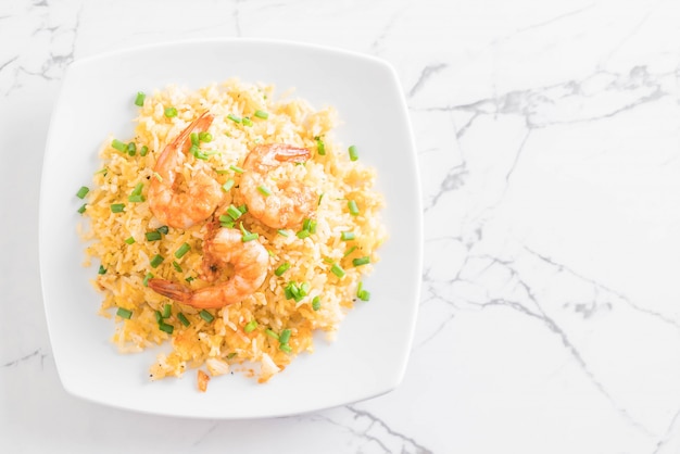 fried rice with shrimps