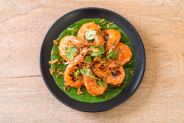 fried shrimp with garlic